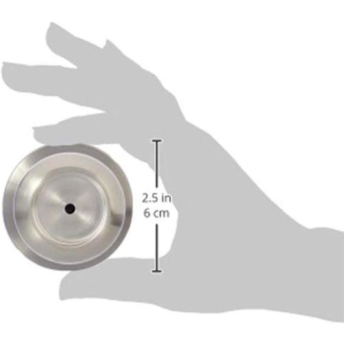 Size , 1-3/8” to 1-3/4”, Satin Nickel Amazon Basics Bedroom/Bathroom Door Knob With Lock, Coastal, 1-3/8” to 1-3/4”, Satin Nickel