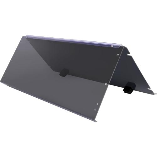 HECASA Tinted Golf Cart Windshield Compatible with ICON I20 I40 I60 I20L I40L I60L Folding Fold down Golf Cart Windscreen Plastic Smoke