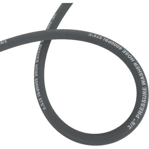 OCPTY Hot Water Pressure Washer Hose 3/8 x 100ft 6000 psi Non-Marking 2-Braid R2 Gray