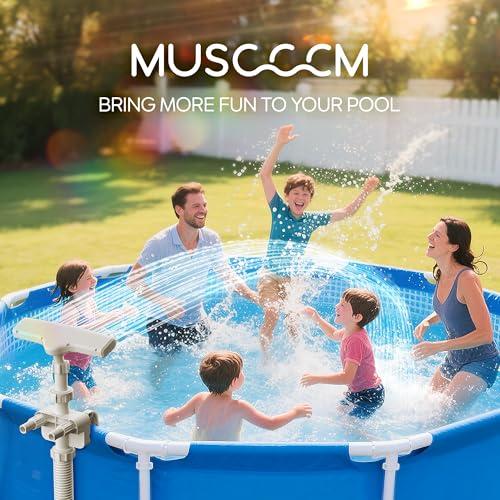Upgraded Pool Fountain for Above Ground Pools, Pool Sprinkler