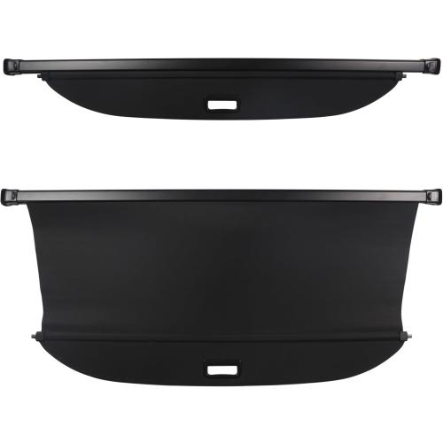 Marretoo Cargo Cover for VW Atlas 2018 2019 2020 2021 2022 2023 2024 2025 Volkswagen Accessories Black Retractable Trunk Cover Privacy tonneau Shield Shade Replacement for 3CM061167ZRX