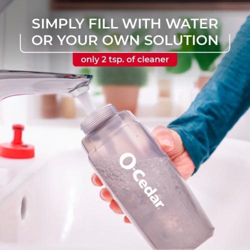 O-Cedar ProMist MAX Microfiber Spray Mop Removes 99% of Bacteria with just Water, Features 1 Extra Refill