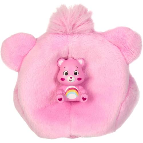 Barbie Cutie Reveal Care Bears Series Doll & Accessories Set with Cheer Bear Plush Costume & 10 Surprises Including Color Change & Mini Bear