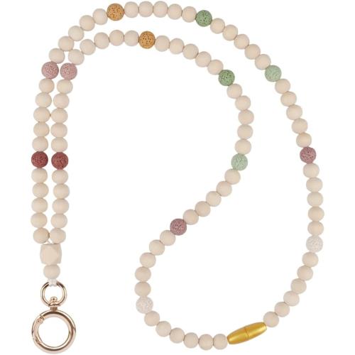 Teacher Lanyard, Wood Lanyard, Bead Lanyard, Wood Beads, Boho Teacher, Badge Holder, Beaded Lanyards Teacher, Teacher Gift Idea (2PK)