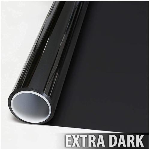 BDF NA05 Window Film Daytime Privacy and Sun Control Natural Black 5 (Very Dark) - 36in X 12ft