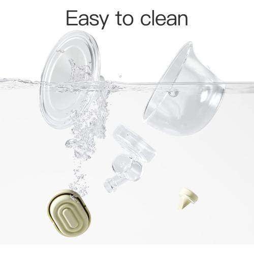 Phanpy Wearable Breast Pump Milk Collector Cup, New Cup Parts, Original Phanpy Breast Pump Replacement Accessories, 24 mm Flange and 20mm Insert Included, 15 oz / 420 ml, 2 Piece
