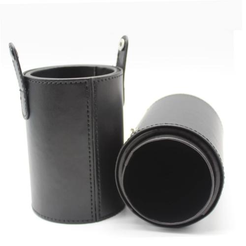 10 pack..Makeup Brush Organizer Pu Makeup Bucket Large Capacity Steel Button Easy to Clean for Travel