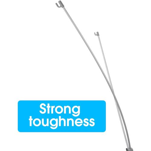 Adjustable Reinforced X Banner Stand, Fit Banner Size 23 x 63 to 32 x 78 Inches with Travel Bag