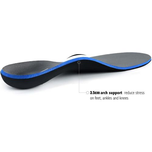 Plantar Fasciitis Feet Insoles Arch Supports Orthotics Inserts Relieve Flat Feet, High Arch (Mens 9-9 1/2 | Womens 11-11 1/2)