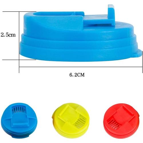 Estink Reusable Leakproof Beverage Can Lid, Proof Can Cover for Soda Beer Energy Drinks with Dishwasher Safe Design Fits Most Cans 6.2x5.8x2.5cm (multicolor)