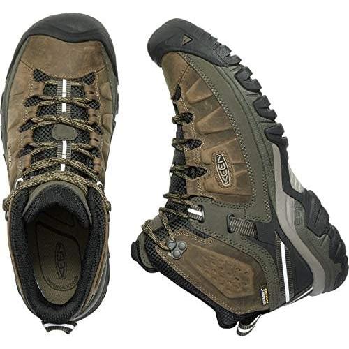 Size 10 Color Brown KEEN Men's, Targhee III Waterproof Mid Hiking Boots