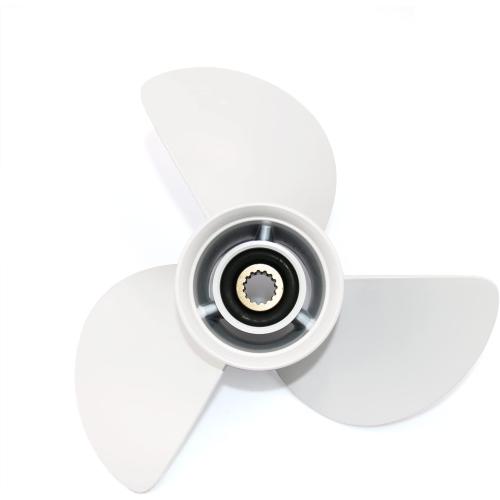 CAPTAIN Outboard Propeller, 14x19 fit Yamaha 115 T50 60 70 75 80 85 90 100 130 HP Engines, 15 Spline Tooth Outboard Prop, RH Aluminum Propellers, OEM No.6E5-45945-01-EL