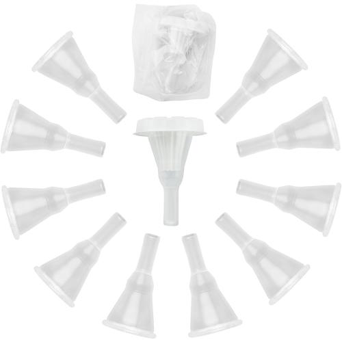 Catheters for Men Overnight,10Pcs Silicone External Condom Catheter Disposable Self-Seal Set,Male Catheters for Home Use,Easy Drainage,No Backflow (Large Size)