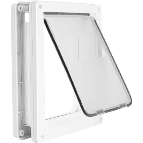 Large Doggie Door with Magnetic Locking Panel for Home Security - Durable & Weatherproof 17x14 for Medium to Large Dogs, Cats, Pets. Easy to Install