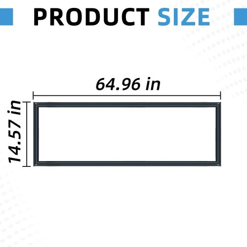 WR24X20455 Freezer Door Gasket Compatible with GE Replaces WR24X10259 WR24X10158 WR24X10072 WR24X25780 3032874 AP5796164 PS8758486 EAP8758486