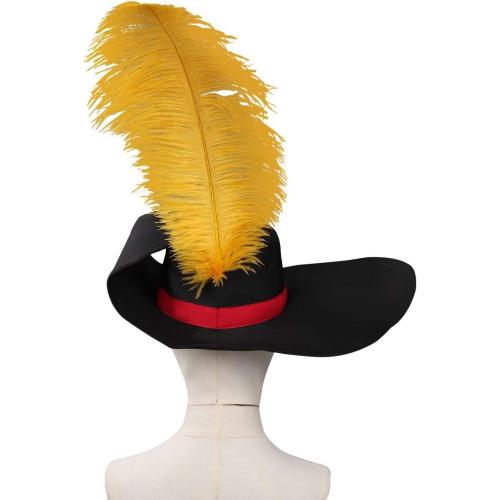 Black Adults Cosplay Hat Cat Boots Costume Hats Halloween Outfit for Men Women
