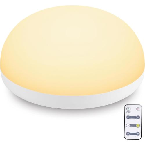 Baby Night Light,Touch Control for Baby Nursery with Remote and Timer - Rechargeable and Portable for Breastfeeding,Dimmable Nursery Light with 2 Color Modes