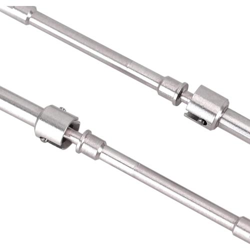 INJORA Steel 4mm Extended Dogbone Axle Shaft SCX24 Aluminum Axles Replacement（Front）