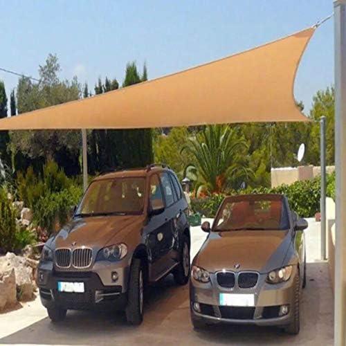 Rectangle 10' X 20' Sun Shade Sail Fabric Patio Sail Perfect for Outdoor Patio Garden Canopy Swimming Pools in Color Sand