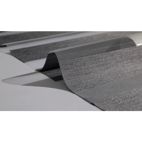 Persilux Cordless Zebra Blinds for Windows with Jacquard Pattern Insulated Roller Shades Light Filtering Sheer Window Shades for Home, Office and Door (34 W x 72 H, Cream)