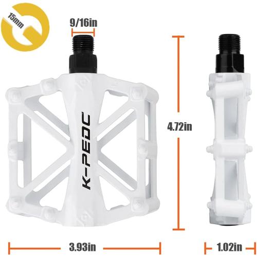 Aluminium CNC Bike Platform Pedals Lightweight Road Cycling Bicycle Pedals for MTB BMX