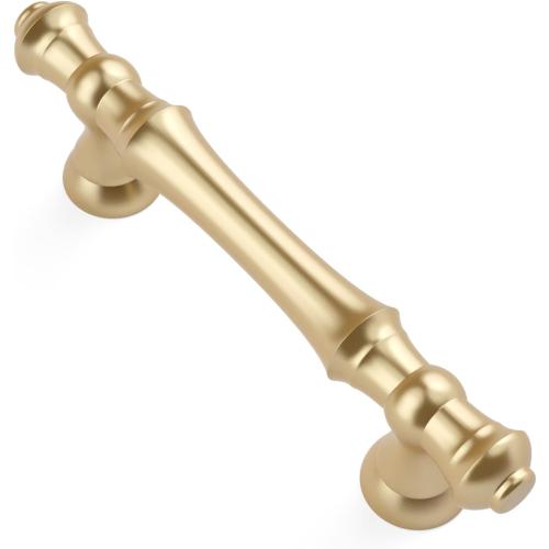 Asidrama 10 Pack 3 Inch(76mm) Gold Kitchen Cabinet Handles, Cabinet Pulls Kitchen Cabinet Hardware for Cupboard Drawer Pulls