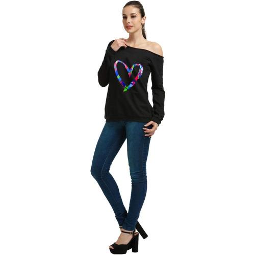 Size XL...MAGICMK Woman’s Sweatershirt Lips Print Causal Blouse Off The Shoulder Long Sleeve Loose Slouchy Pullover Plus Size Tops