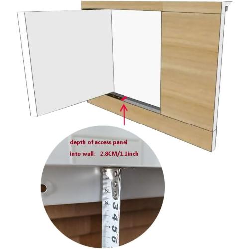 Fengze Metal Thickness 1.2mm Access Panel 24 x 24 Inch Spring Loaded - Strong Steel with Touch Latch No Key Needed