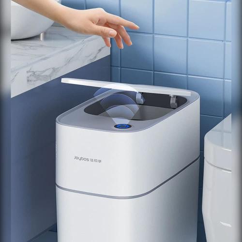 JOYBOS 15L Touchless Smart Motion Sensor Trash Can - Includes 20 Trash Bags