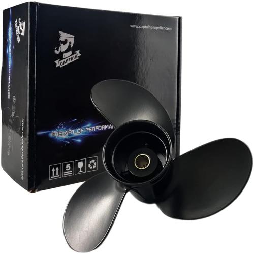 Boatman Boat Propeller fit Tohatsu Motor 8/9.8 HP,Outboard Propeller fit Tohatsu 2/4-stroke Engine,12 Tooch