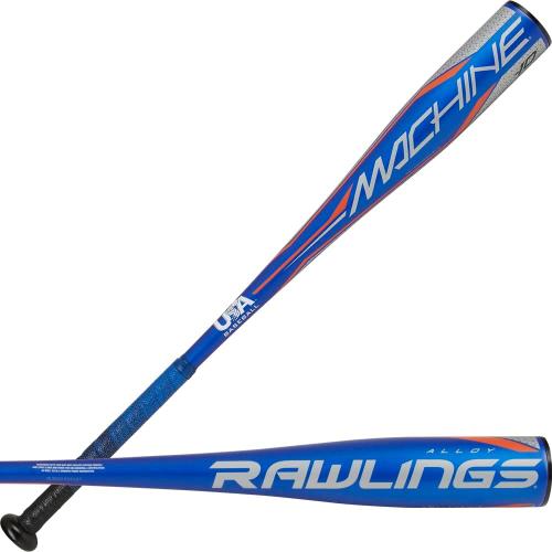 Size 26 inch Rawlings | Machine Baseball Bat | USA | -10 Drop | 2 5/8 Barrel | 1 Pc. Alloy