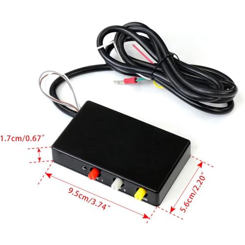 Flame Thrower Kit for Off-Road Exhaust Afterburner for Car Truck ATV Scooter with Engine Exhaust Ribbon Throwing Kit Motor Thrower Flamethrower for Truck Kit