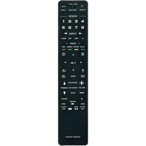 Replacement Remote RAV570 ZZ47560, Remote Control Fit for Yamaha AV Receiver RX-V685 RX-A780 RX-A880 TSR-7850