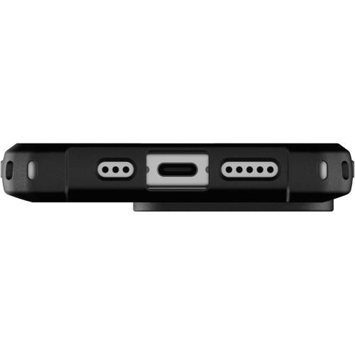 URBAN ARMOR GEAR UAG Case [Updated Ver] Compatible with iPhone 15 Pro Case 6.1 Metropolis LT Kevlar Black Built-in Magnet Compatible with MagSafe Charging Rugged Military Grade Protective Cover