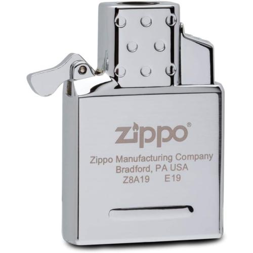 Zippo 65826 Butane Lighter Insert - Single Torch, Chrome