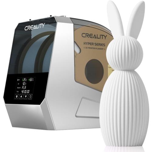 Creality Filament Dryer 2 Spools, Space Pi Filament Dryer Plus, 3D Printer Filament Dry Box with 360° Fast Heating Filament Storage LCD Screen One-Key Setting for PLA PETG ABS Nylon