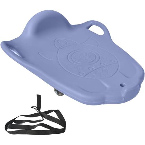 Floor Scooter Board with Elevated Handles, 5 Non-Marring Wheels Anti Roll away, 20L x 17W, Easy Connection, Kids Sports Activities