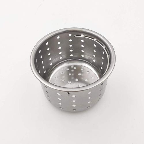 GZILA Kitchen Sink Drain Basket Only, 3-inch Basket for Kitchen Sink Strainer Replacement, Deep Cup Strainers with Handle, SUS 304 Stainless Steel