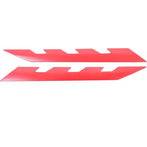 Engine Cover Edge Trim Compatible with Chevrolet Corvette C8 2020-2026, Aluminum Engine Compartment Left Right Panel Decoration Accessories (Red)