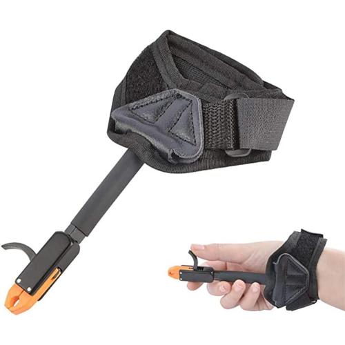 Archery Bow Release Aids Youth Bow Release Trigger Quick Release Wrist Release Adjustable Nylon Strap for Right Left Handed Children Junior Kids