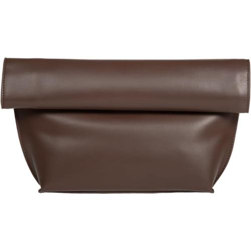 JNB Faux Leather Oversize Foldover Clutch