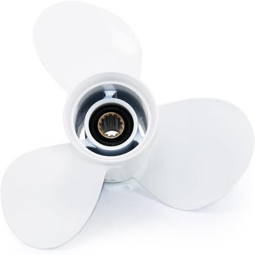 CAPTAIN 11x15 Propeller fit Yamaha Outboard Engine T25HP F30 40HP F40 48HP 50HP F50 55HP 60HP F60, 13 Tooth Spline OEM 69W-45943-00-EL Aluminum Outboard Propellers
