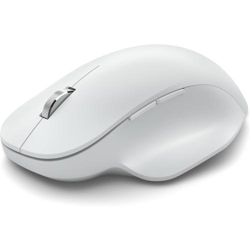 Microsoft Bluetooth Ergonomic Mouse - Glacier with comfortable thumb rest, up to 15months battery life. Works with Bluetooth enabled PCs/Laptops Windows/Mac/Chrome computers, 3.91 x 5.46 x 1.85