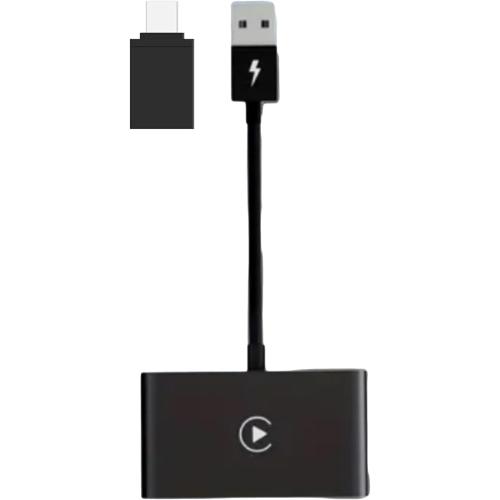 Wireless CarPlay Adapter for Apple - Stable Fast Connection for Convert Factory Wired to Wireless CarPlay Dongle Cars for iPhone - No Latency from iOS 10  to Car Display (Black)