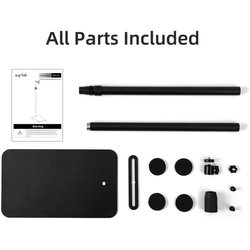 suptek Projector Stand Against Wall Hidden Stand, 360°Swivel, Height Adjustable, Mini Projector Mount Bracket, Compatible with Home Office Video Vlog DVR Camera, PR001FP