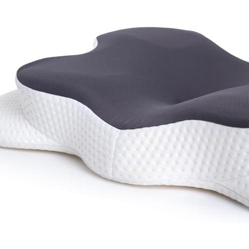 Cervical Neck Pillow for Neck Pain Relief,Side Sleeper Pillow for Sleeping,Memory Foam Neck Support Ergonomic Pillow for Back Stomach Sleepers