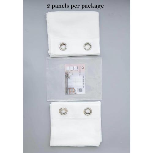 PI Turquoise Sheer Curtains 84 Inches Length with Eyelets,Polyester Voile Textured,Casual Window Backdrop for Villa/Porch 2 Panels (W52 X L84, Lake Blue)