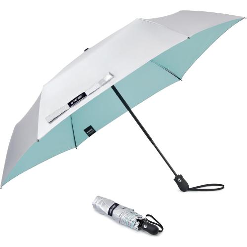 G4Free Mini Ultralight Umbrella UPF 50  UV Protection Compact Lightweight Travel Umbrella Super Slim Small Portable Automatic Open and Close,40 Inch