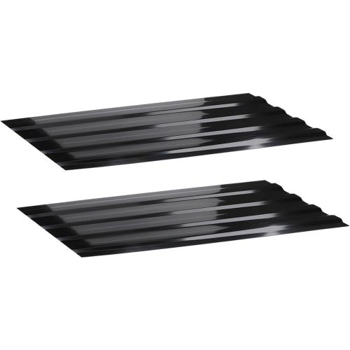 926-881 Black Weld-in Bed Floor Rust Repair Panel Compatible with Ford F-250 F-350 F-450 Super Duty Replaces# BC3Z9911215A BC3Z9911215B (2Pcs)