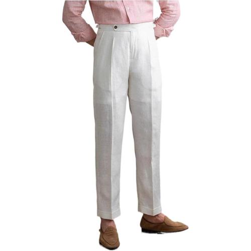 Size 34 w x 30 L pattern Men's Dress Pants High-Waisted Lightweight Casual Suit Pants for Men